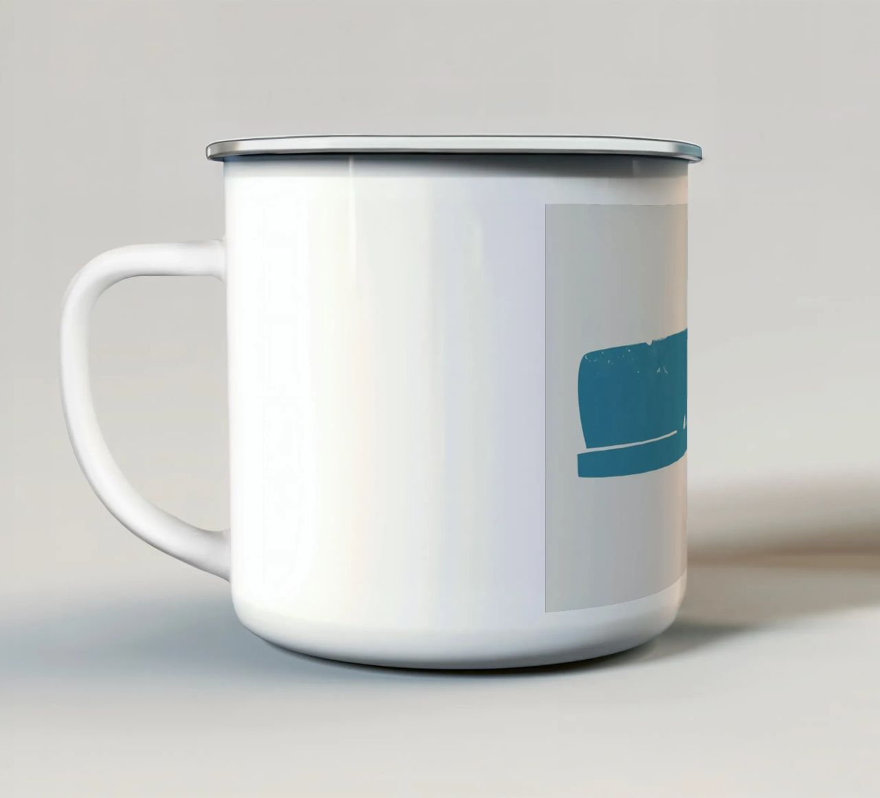 A Whale of a Time enamel mug by Fox & Velvet
