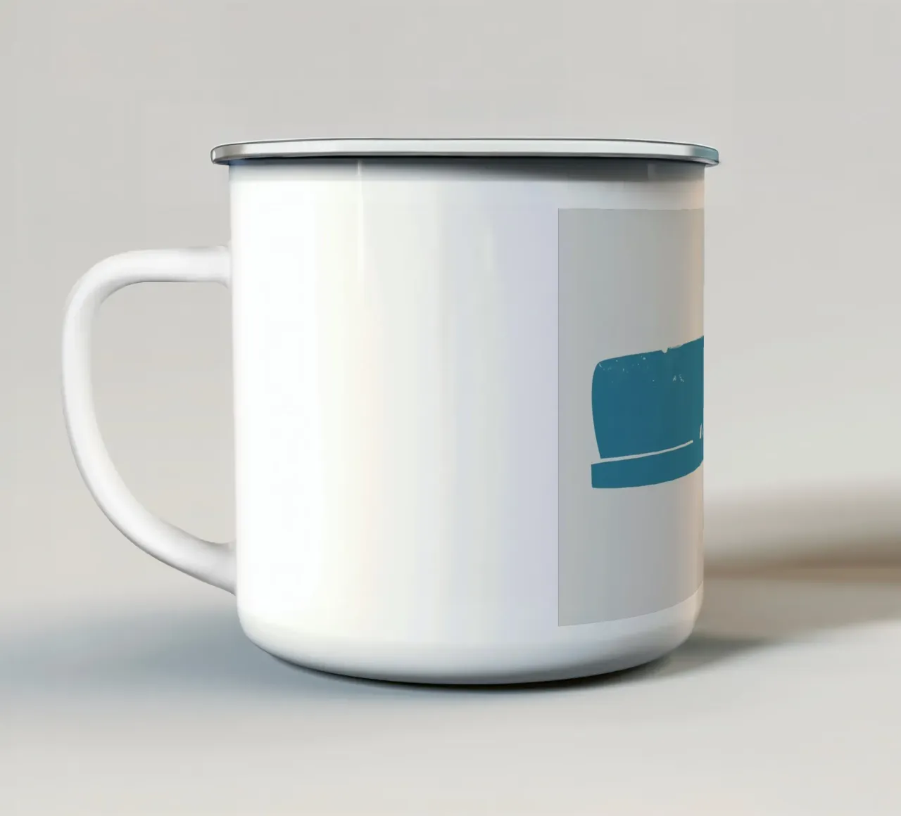 A Whale of a Time Emaille Tasse von Fox & Velvet