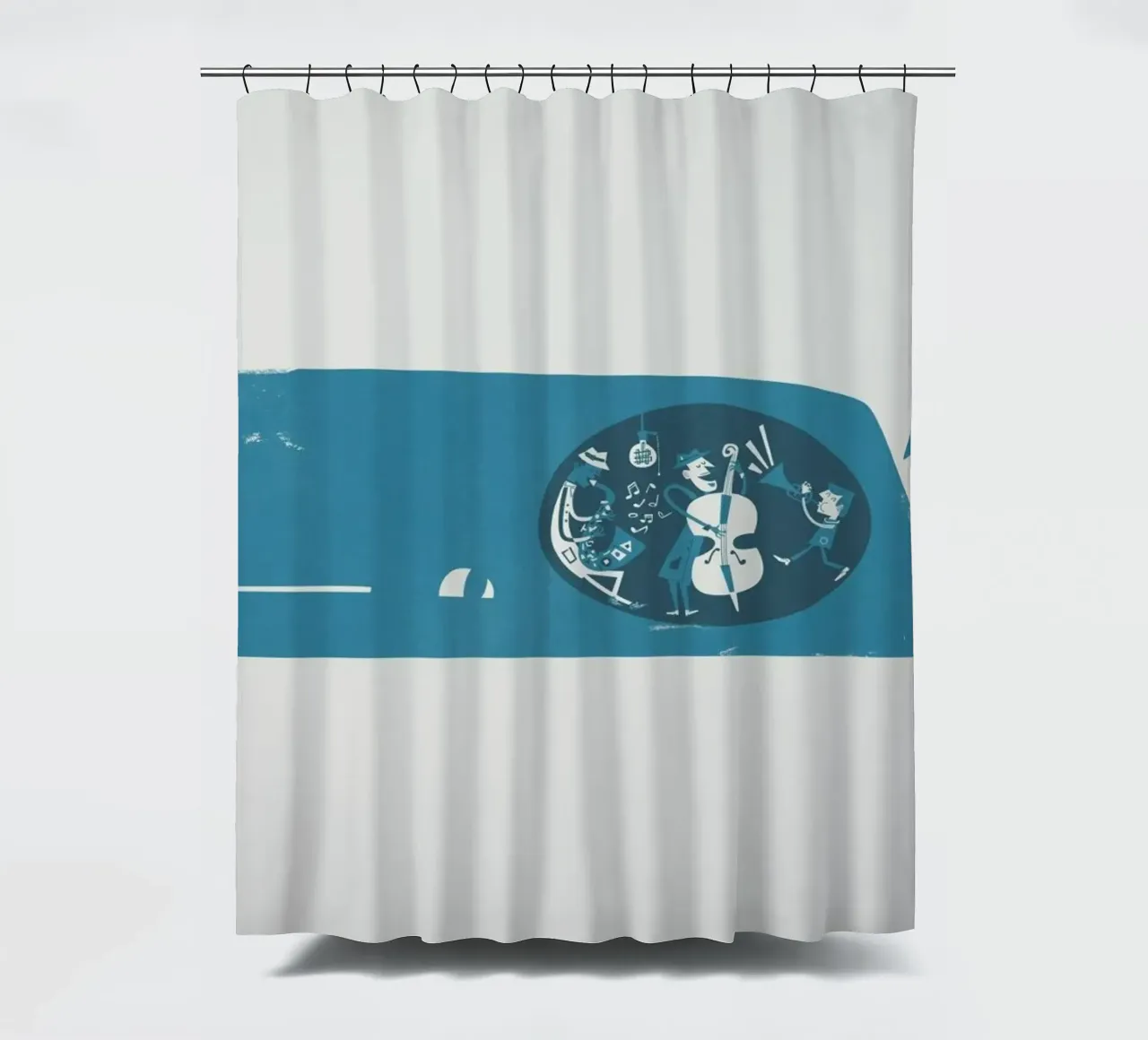 A Whale of a Time tenda da doccia da Fox & Velvet