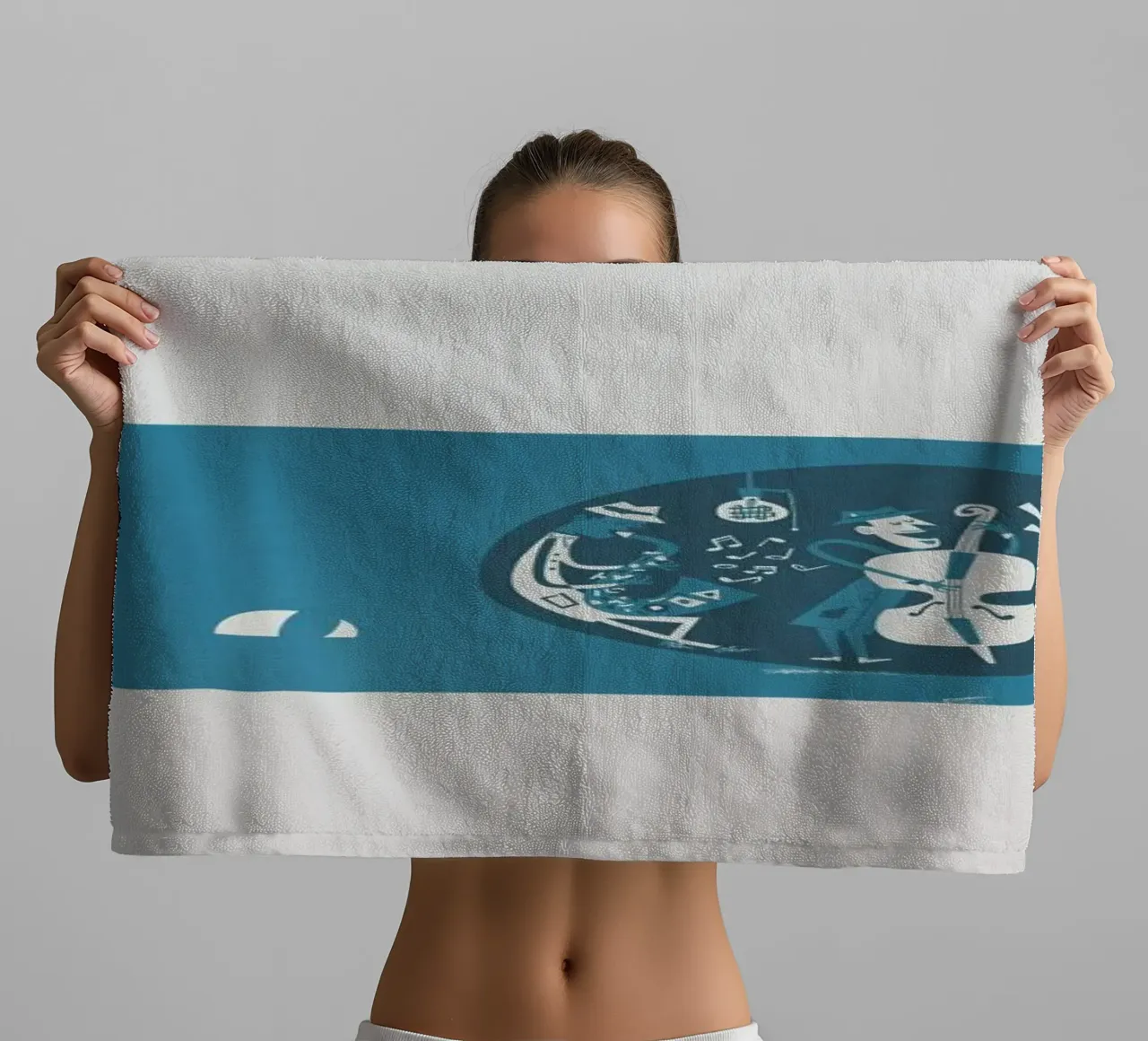 A Whale of a Time toalla de baño de Fox & Velvet