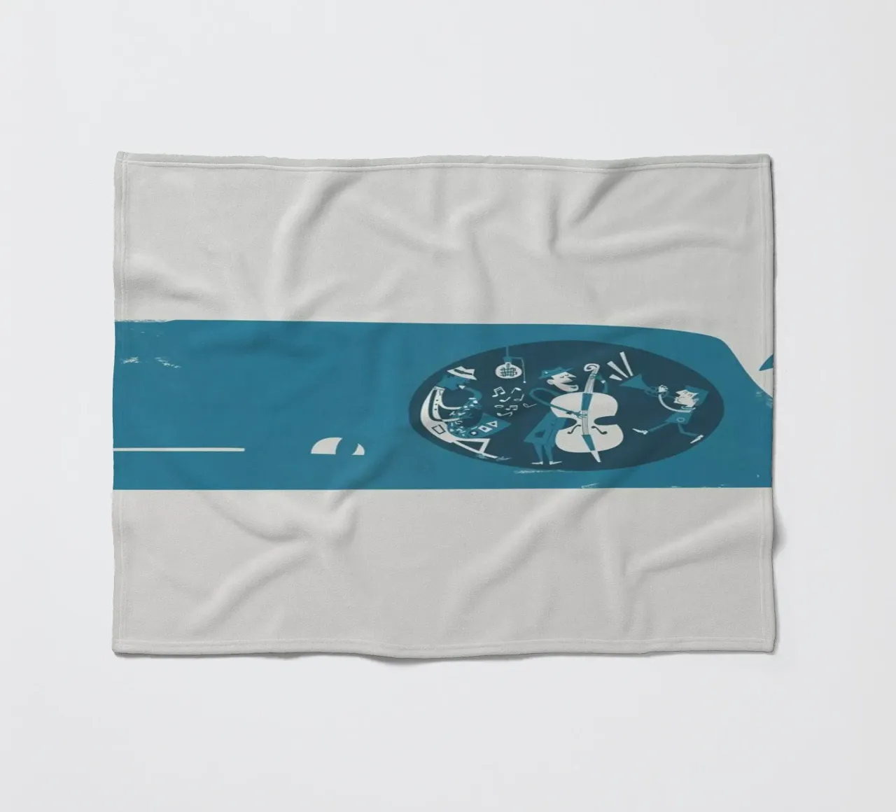 A Whale of a Time coperta in pile da Fox & Velvet