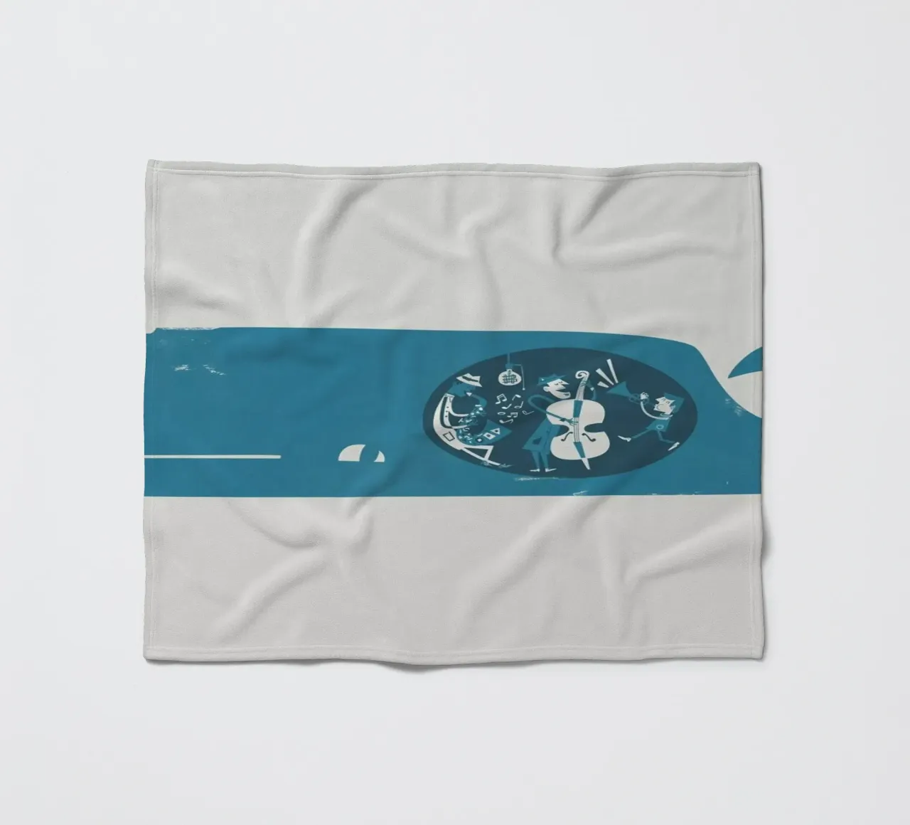 A Whale of a Time coperta in pile da Fox & Velvet