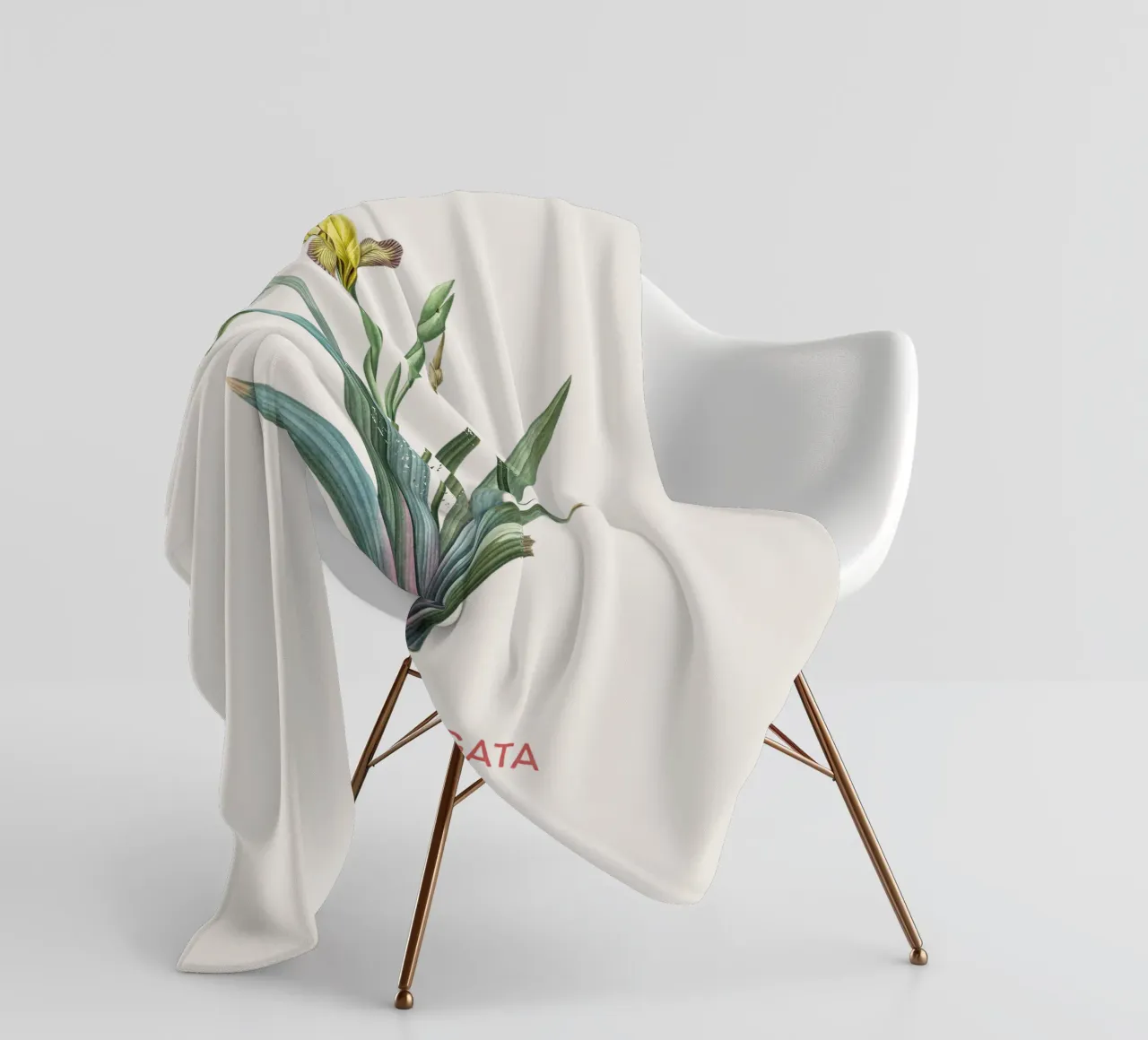 Iris ungherese o Iris variegata coperta in pile da Vintagrafica