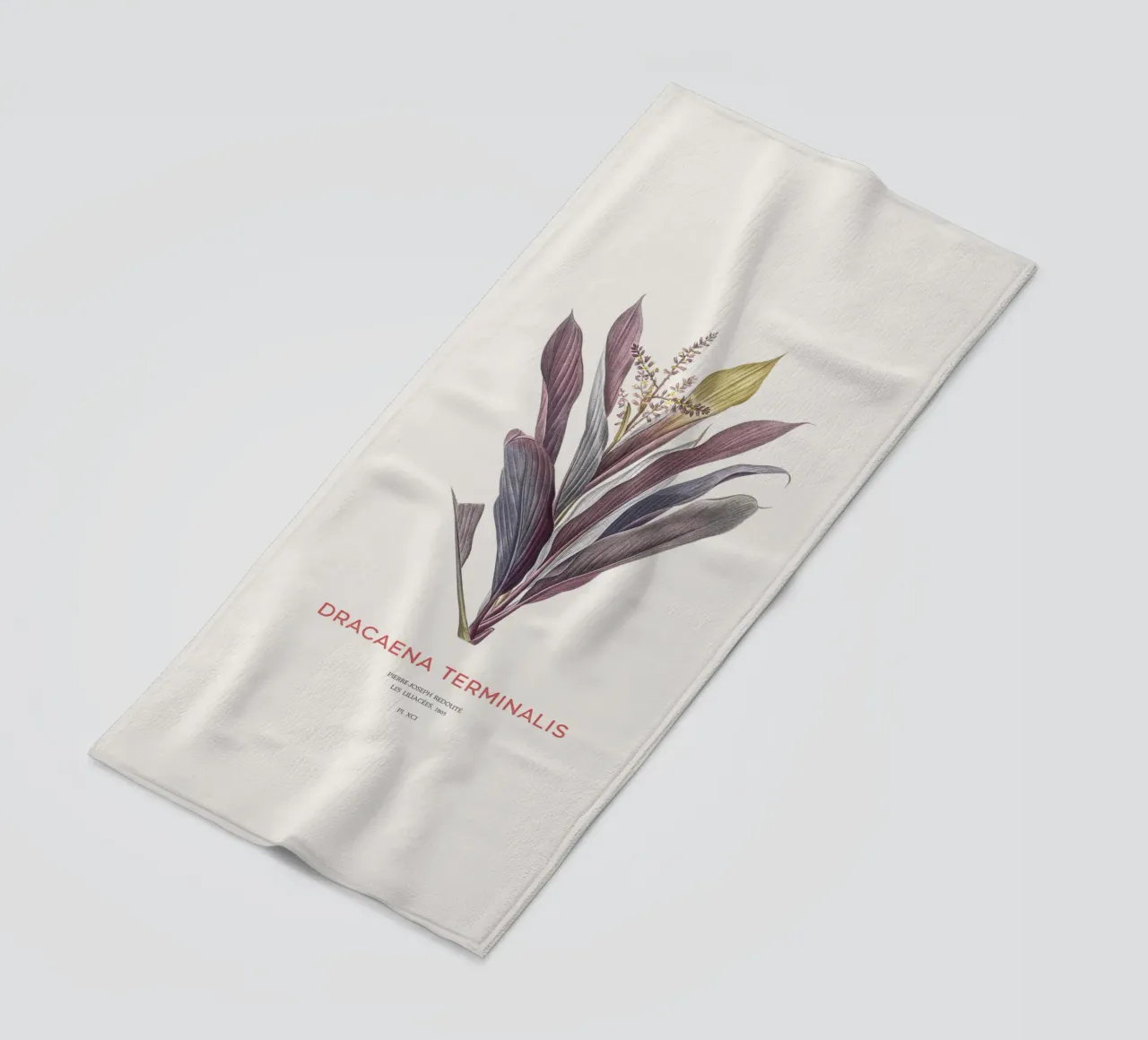 Giglio delle palme o Dracaena terminalis telo mare da Vintagrafica
