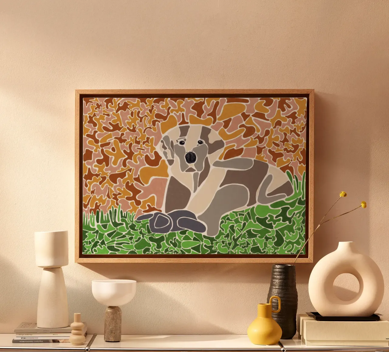 Hécate canvas by Odile Van den Boogaerde
