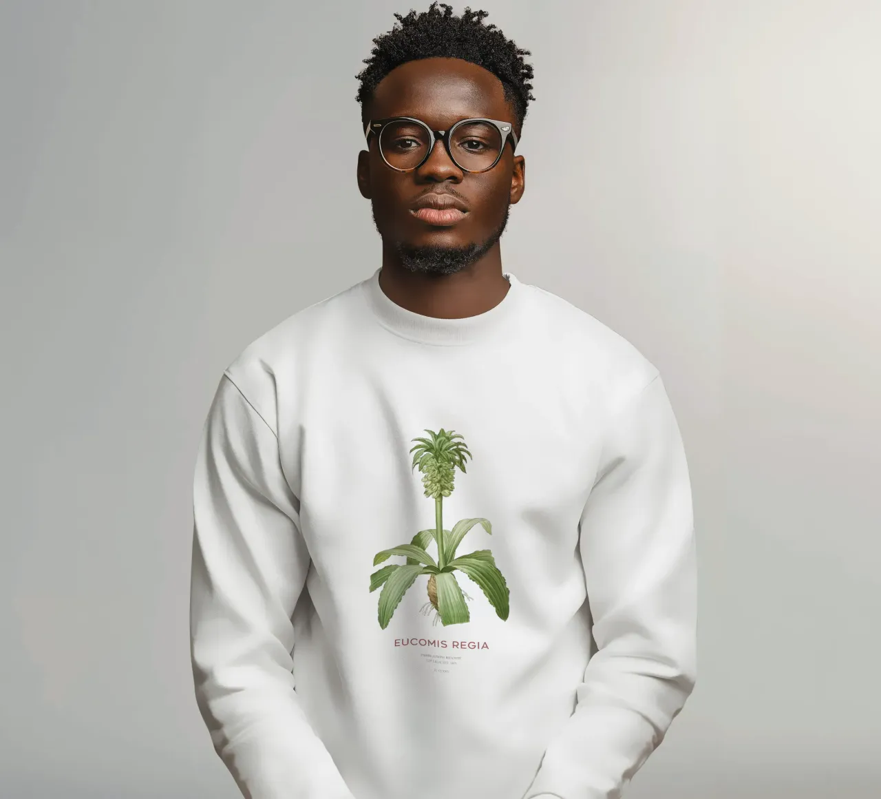 Ananaslilie oder Eucomis regia Sweatshirt von Vintagrafica