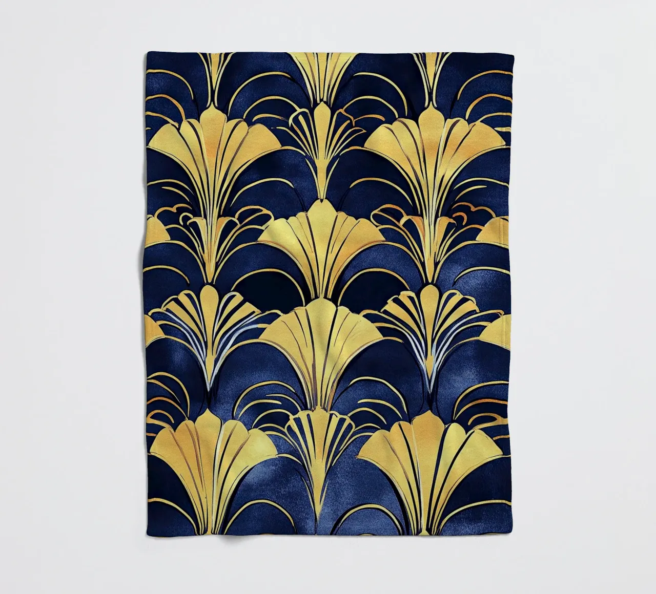 Art Deco coperta in pile da Golden Era