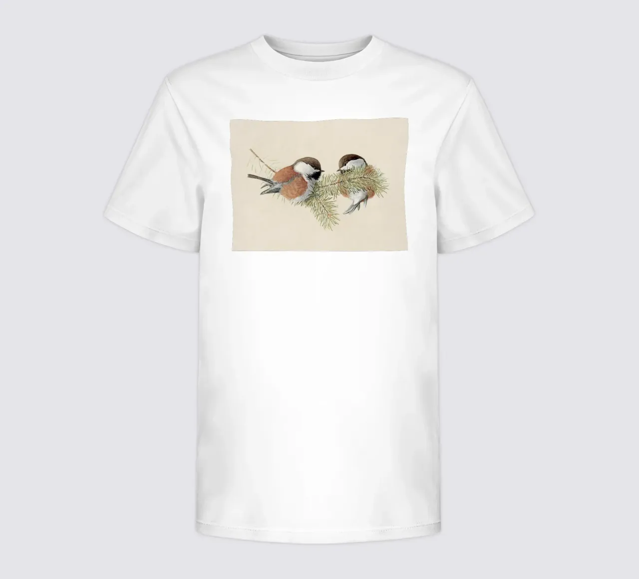 Chickadee Birds t-shirt bambini da Botanical