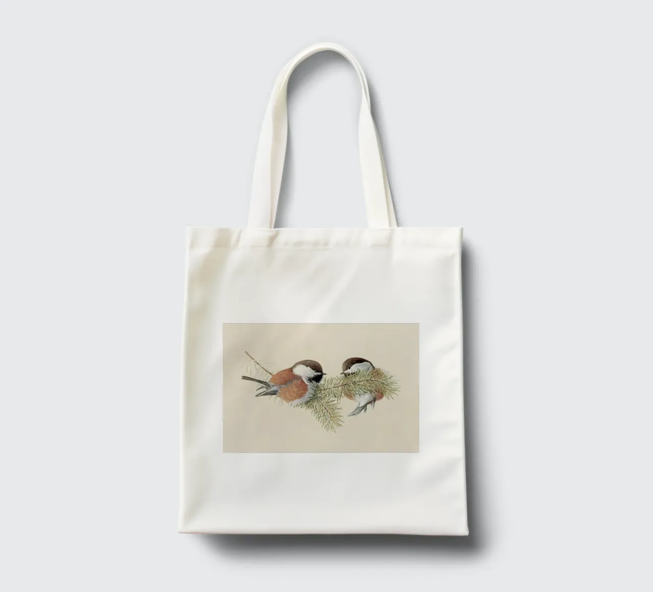 Chickadee borsa in juta da apoloprints