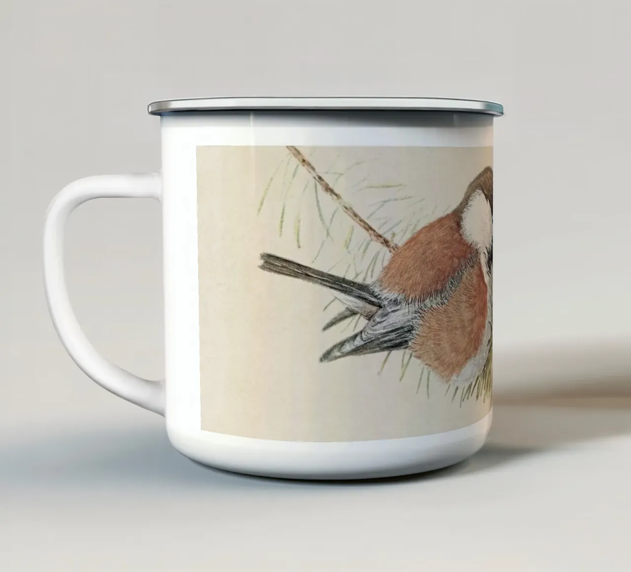 Chickadee tazza in smalto da apoloprints