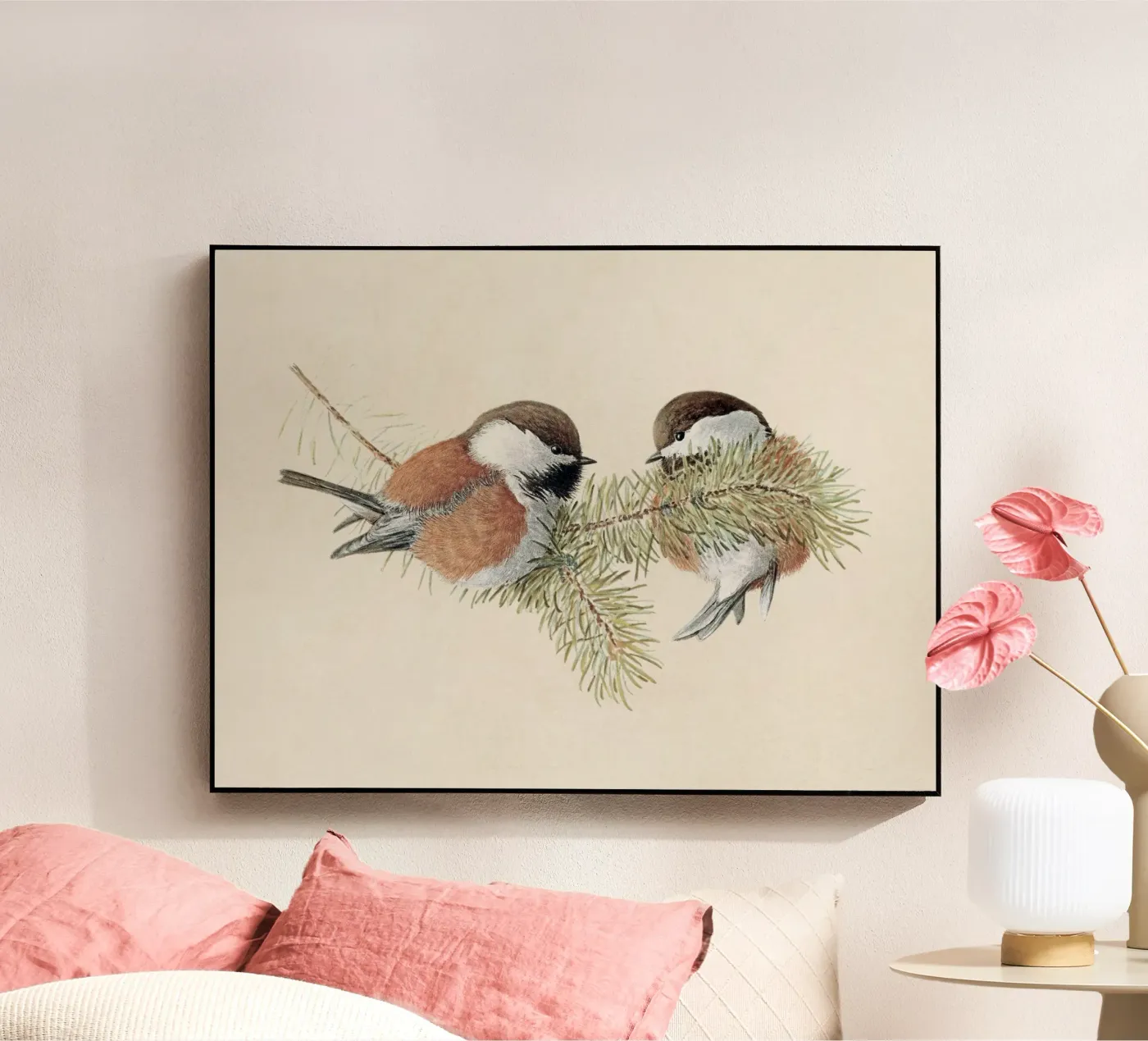 Chickadee Birds plexiglas de Apolo Prints