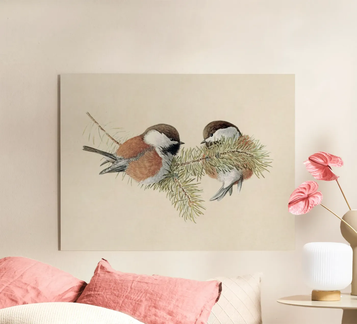 Chickadee Birds plexiglas de Apolo Prints