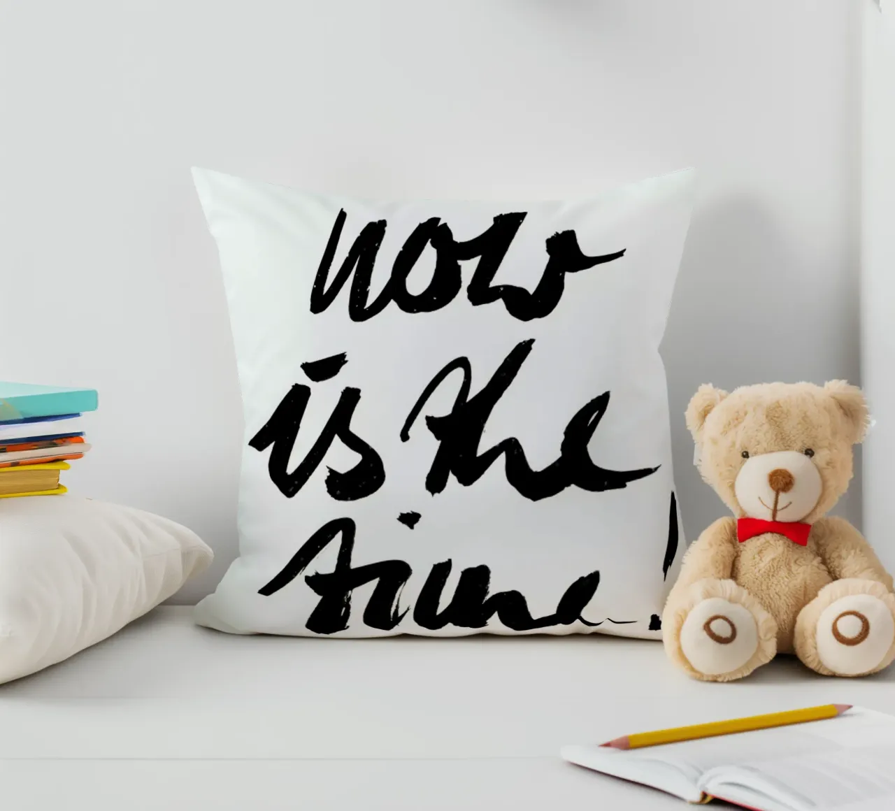 Now Is the Time! cuscino da petiteCAPS