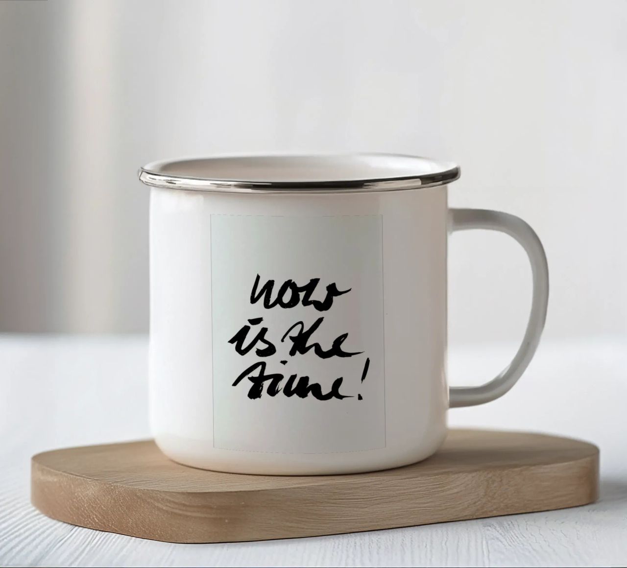 Now Is the Time! tazza in smalto da petiteCAPS
