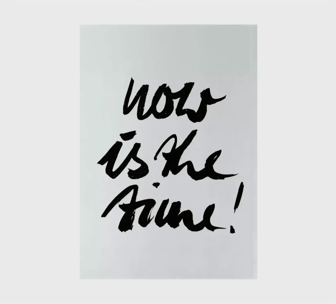 Now Is the Time! notebook by petiteCAPS