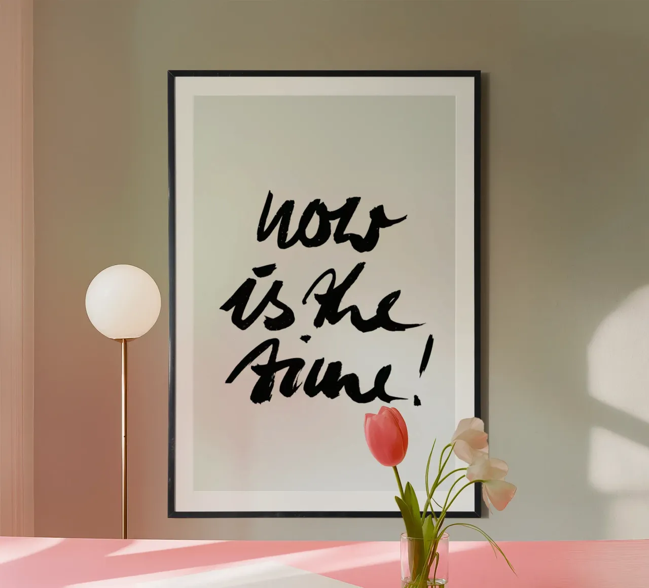 Now Is the Time! carta hahnemühle da petiteCAPS