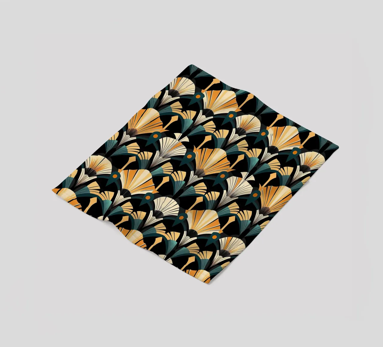 Art Deco coperta in pile da Golden Era