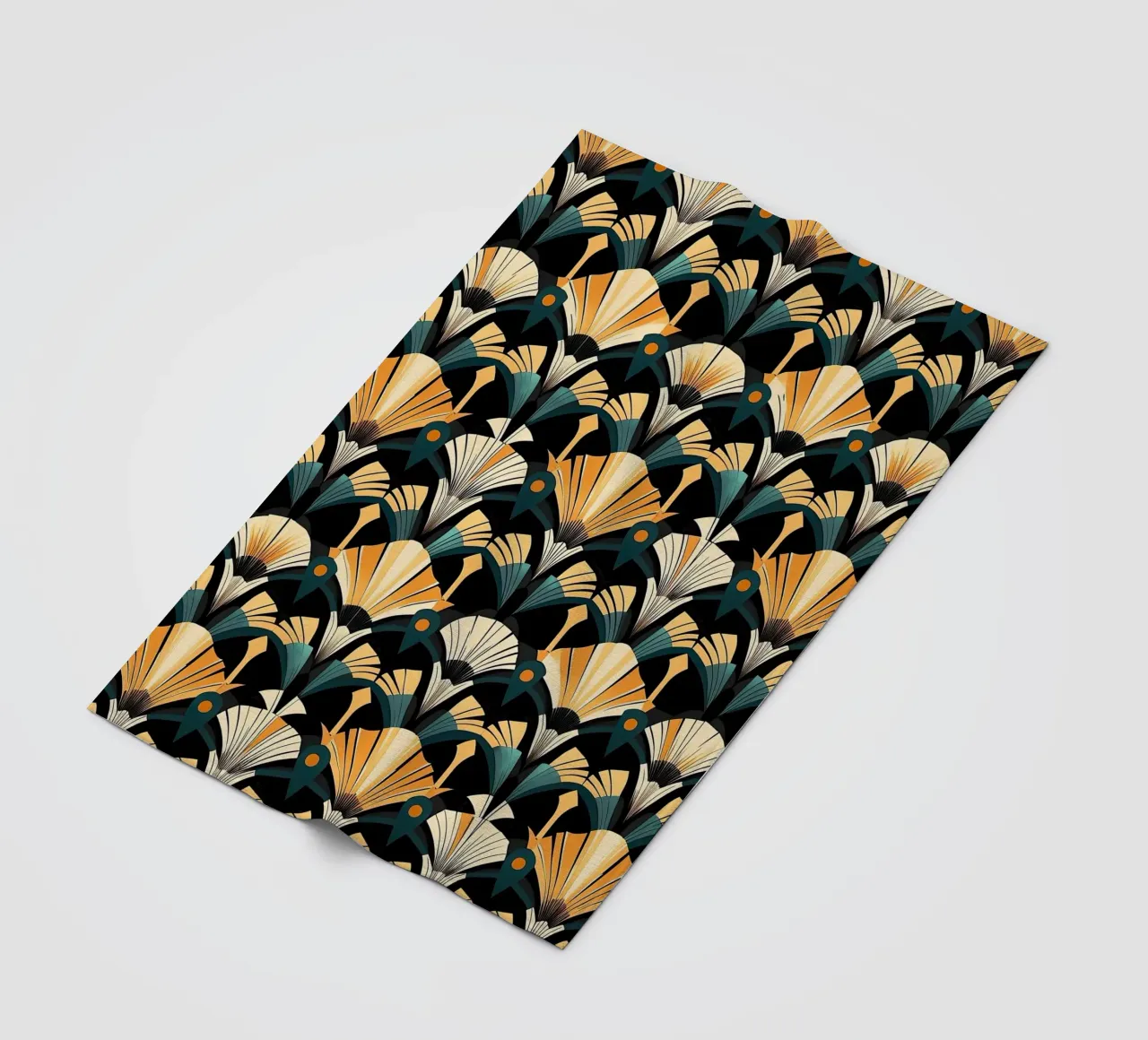Art Deco coperta in pile da Golden Era