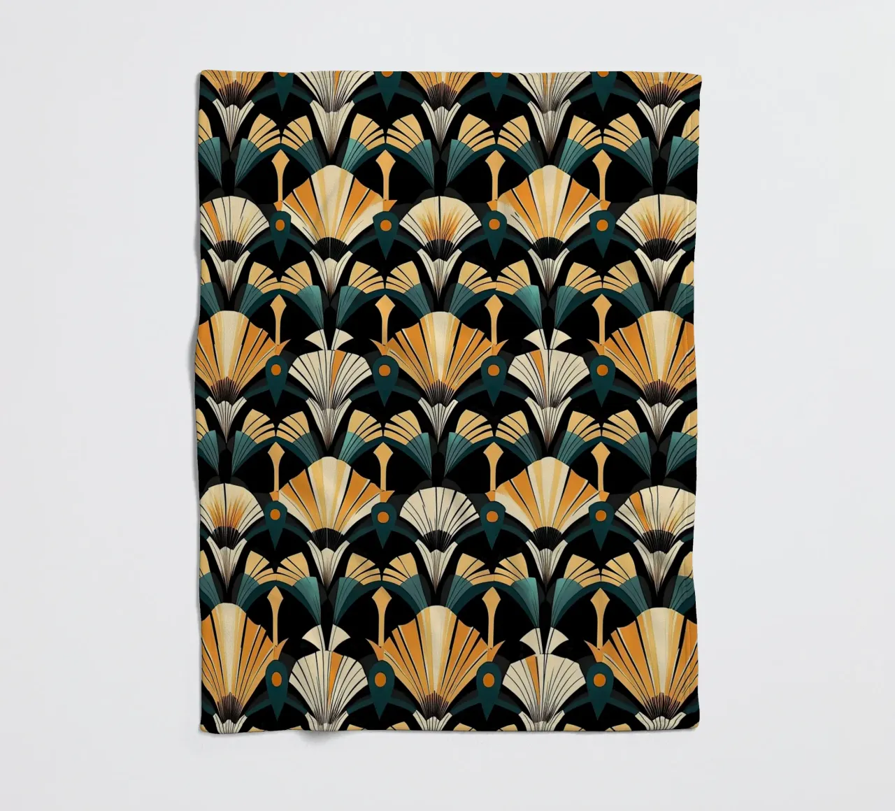 Art Deco coperta in pile da Golden Era
