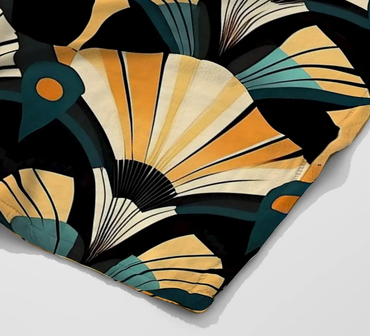 Art Deco coperta in pile da Golden Era