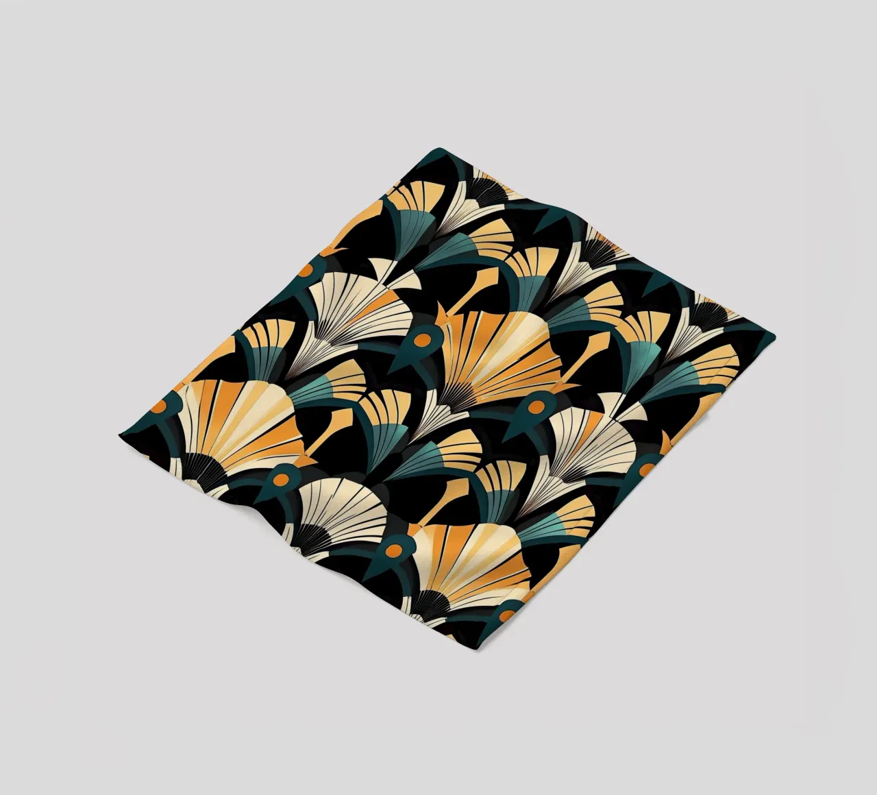 Art Deco coperta in pile da Golden Era