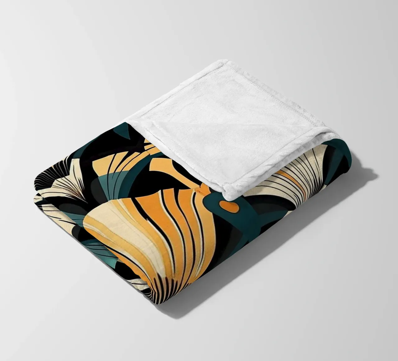 Art Deco coperta in pile da Golden Era