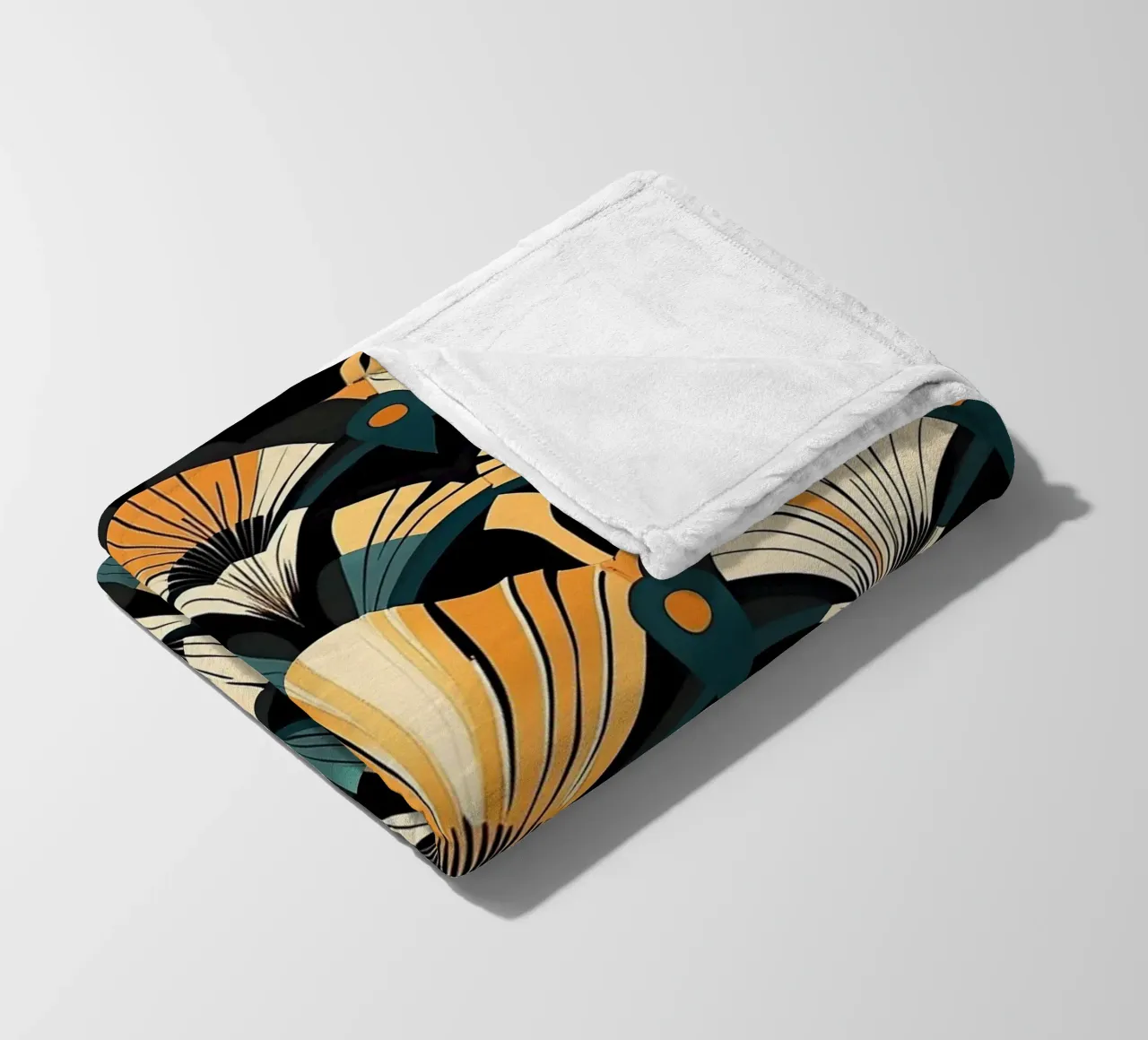 Art Deco coperta in pile da Golden Era