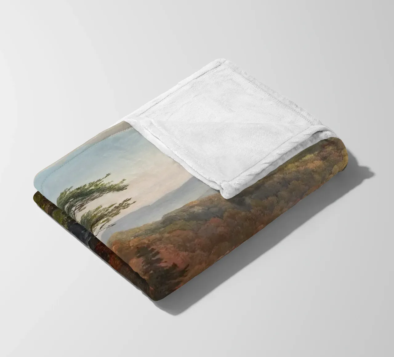 Valley Landscape in Autumn coperta in pile da apoloprints