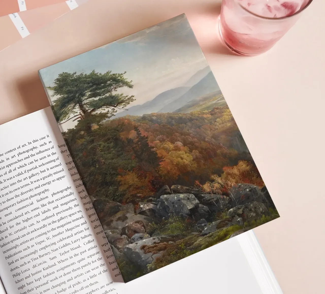 Valley Landscape in Autumn notebook by apoloprints