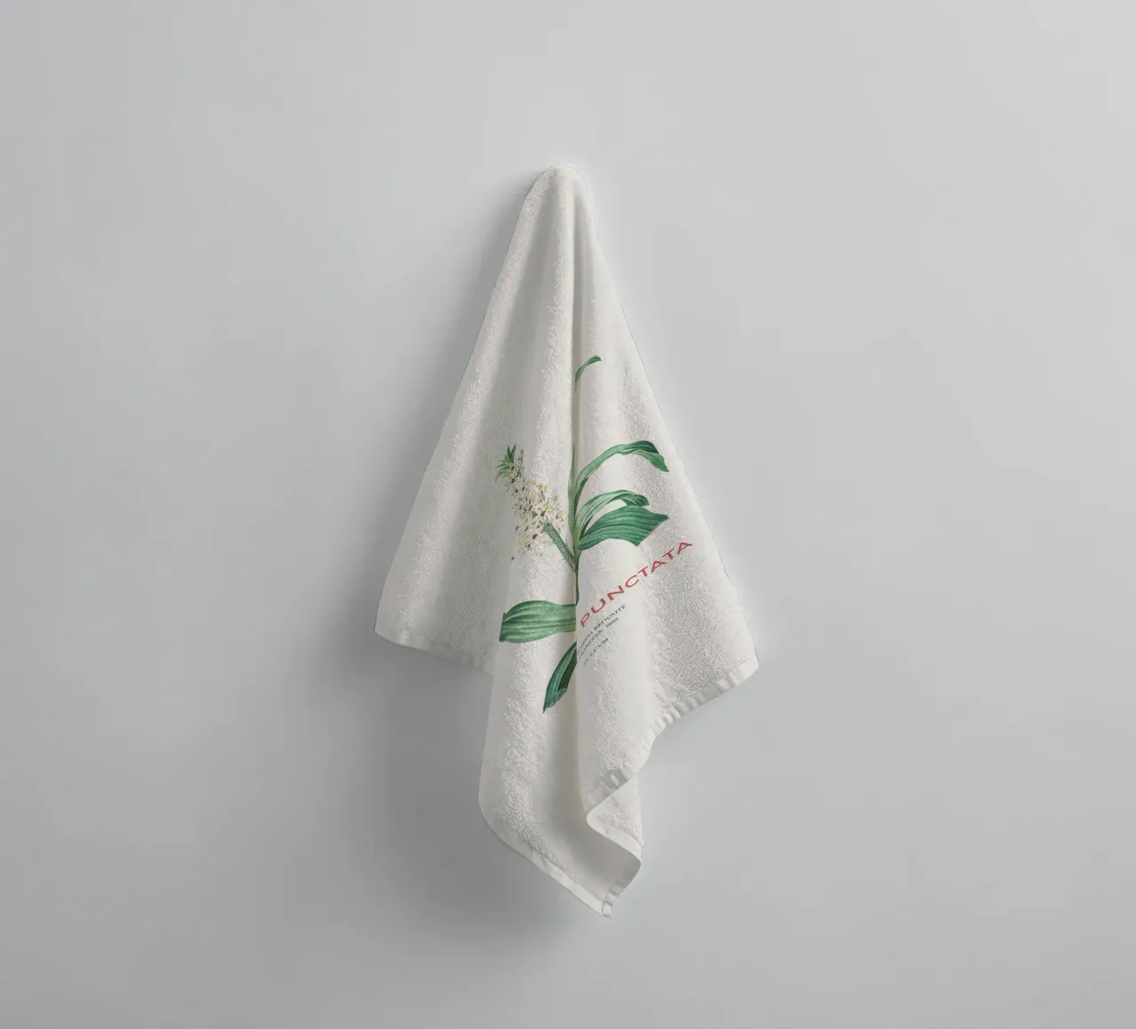 Ananasblüte oder Eucomis punctata Handtuch von Vintagrafica