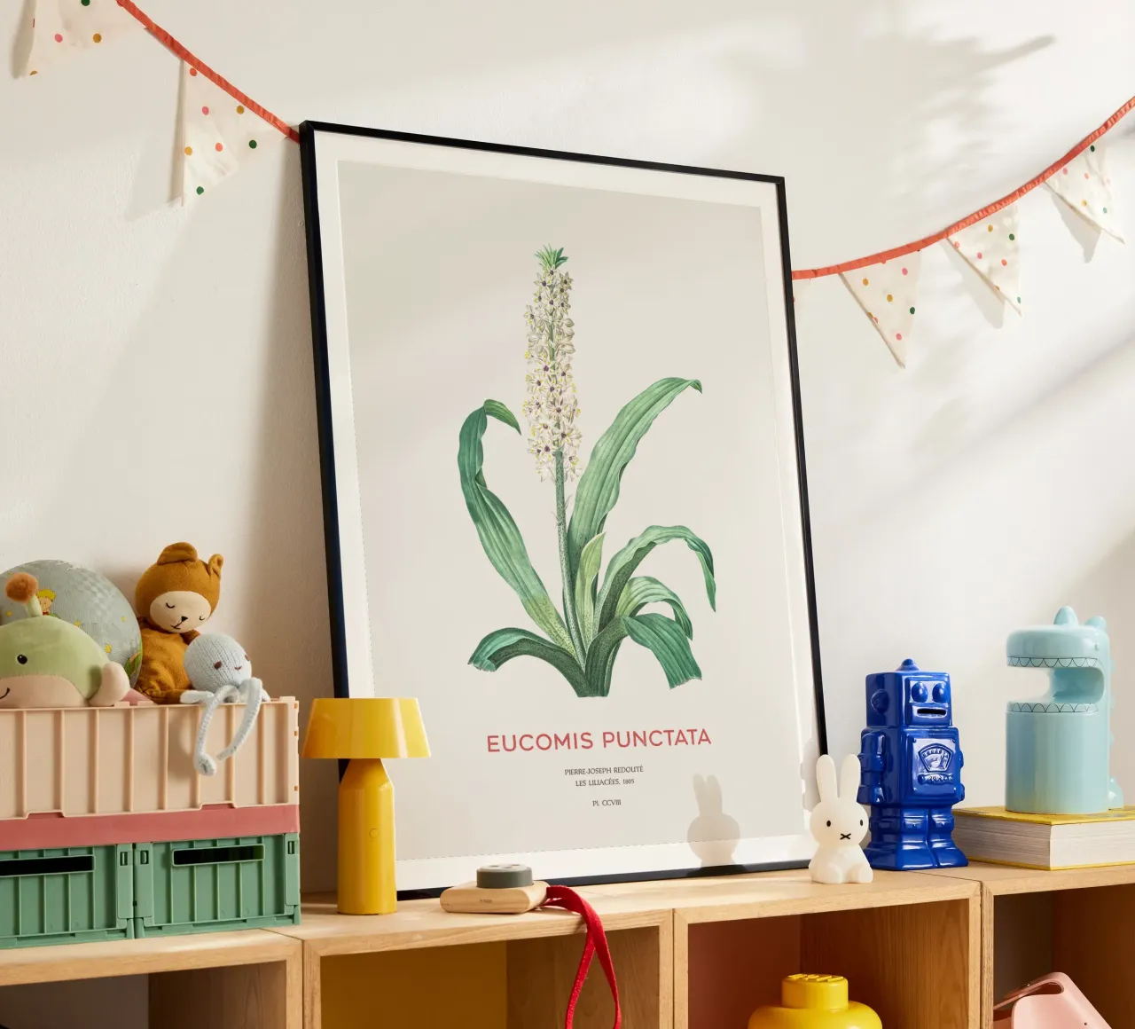 Ananasblüte oder Eucomis punctata Hahnemühle von Vintagrafica