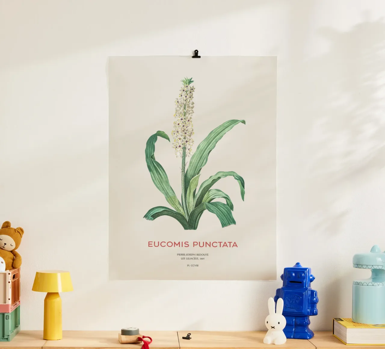 Ananasblüte oder Eucomis punctata Hahnemühle von Vintagrafica