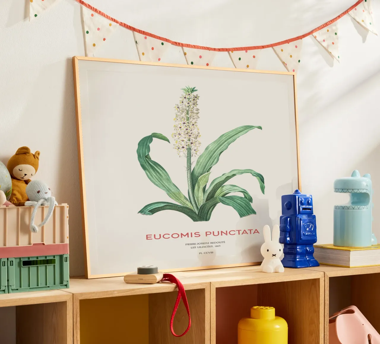 Ananasblüte oder Eucomis punctata Hahnemühle von Vintagrafica