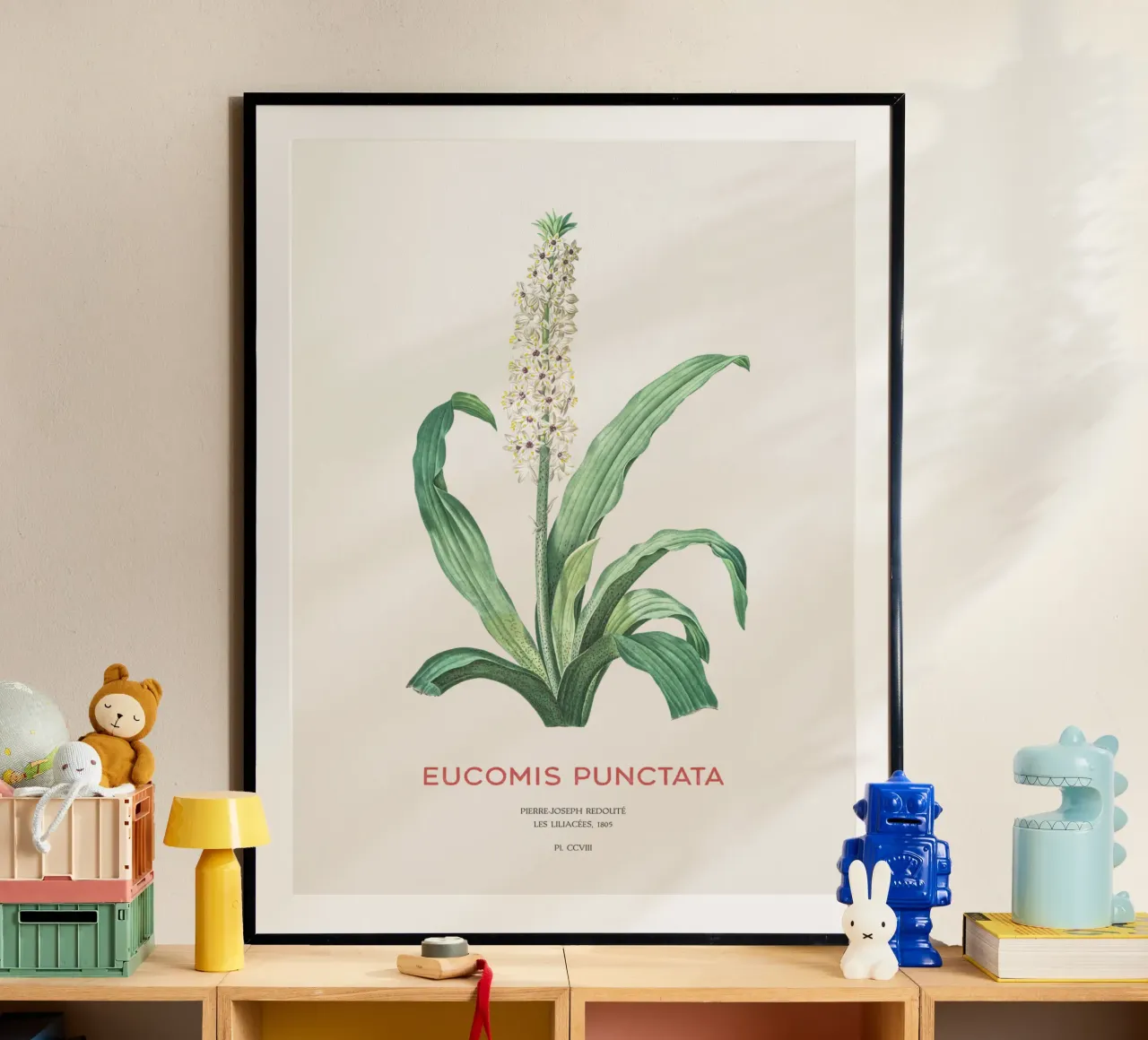 Ananasblüte oder Eucomis punctata Hahnemühle von Vintagrafica
