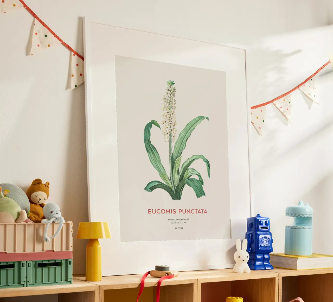 Ananasblüte oder Eucomis punctata Hahnemühle von Vintagrafica