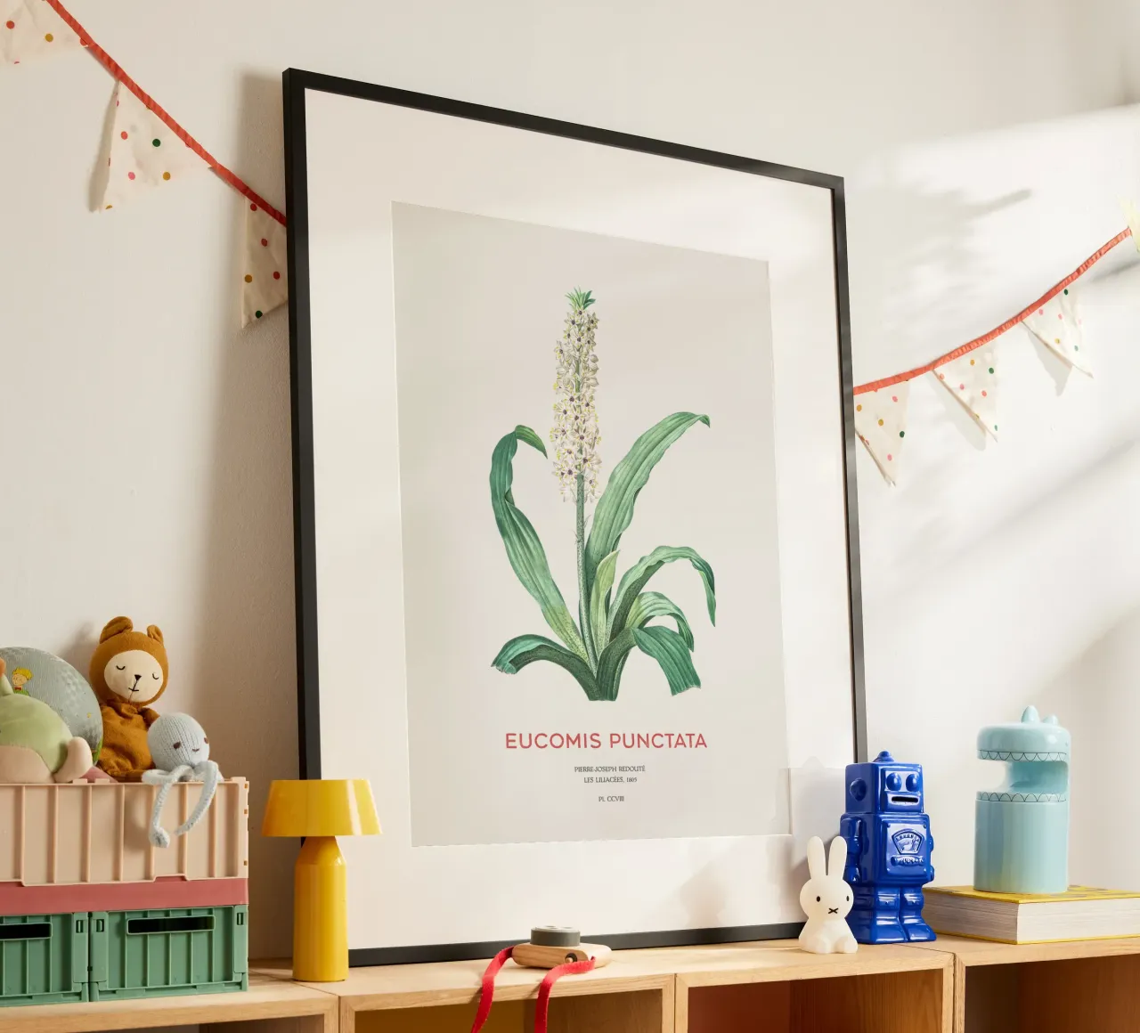 Ananasblüte oder Eucomis punctata Hahnemühle von Vintagrafica