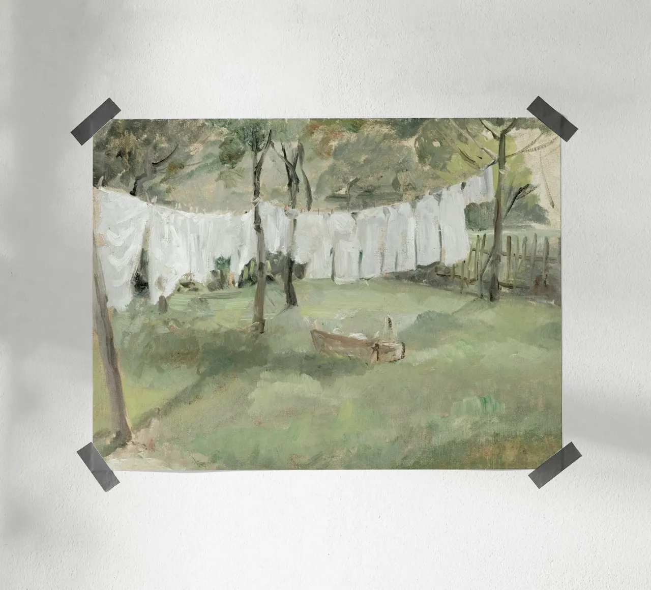 Laundry Day poster con telaio in alluminio da apoloprints