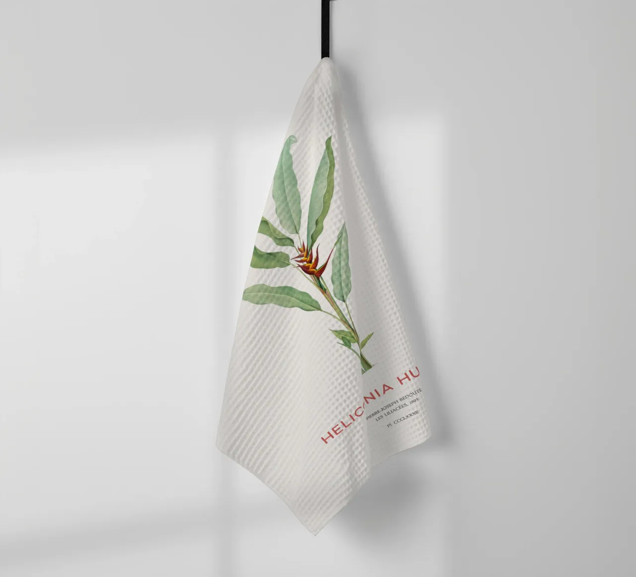 Fiore di parrocchetto o Heliconia humilis canovaccio da cucina da Vintagrafica