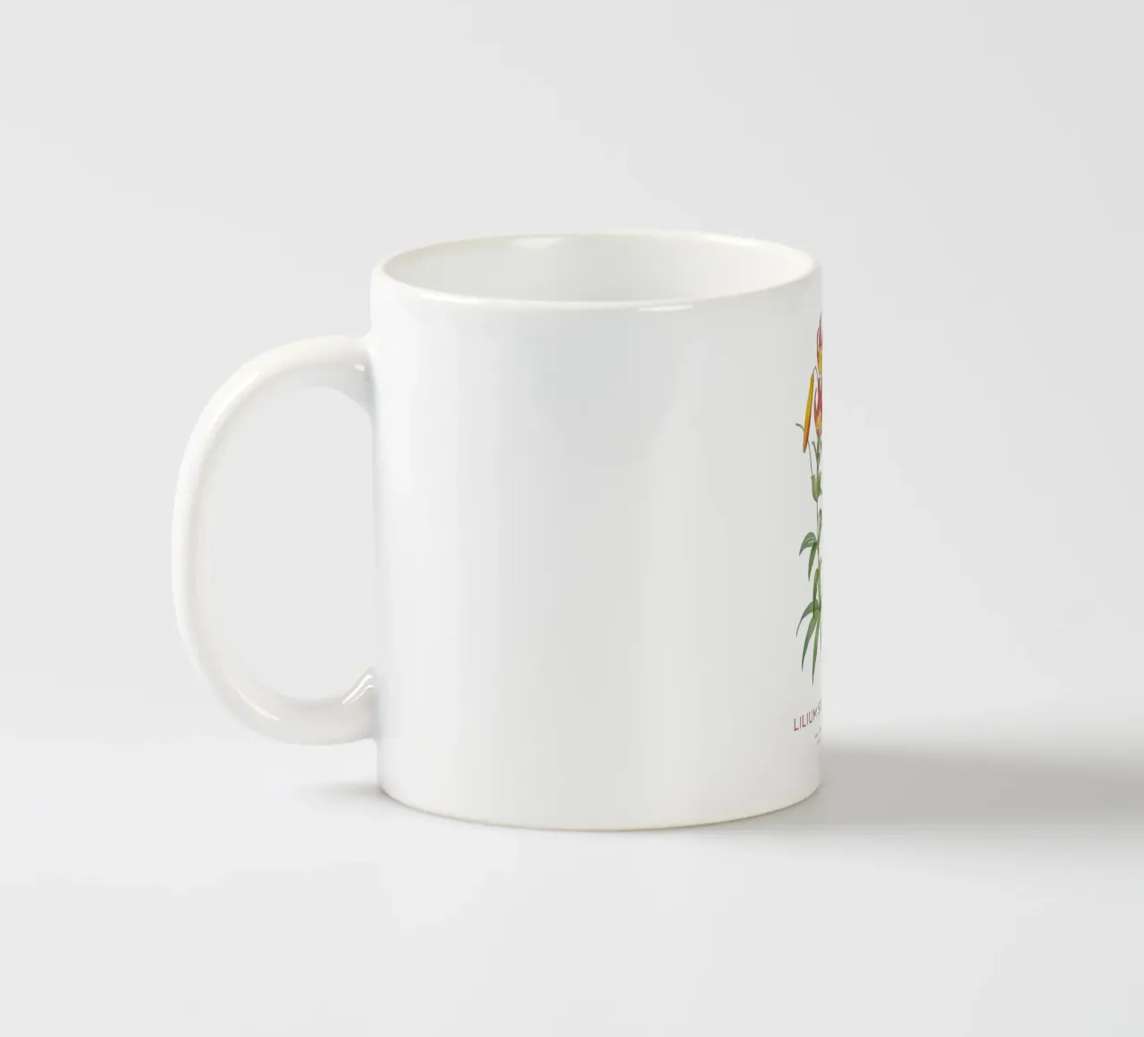 Giglio a turbante o Lilium superbum tazza in ceramica da Vintagrafica