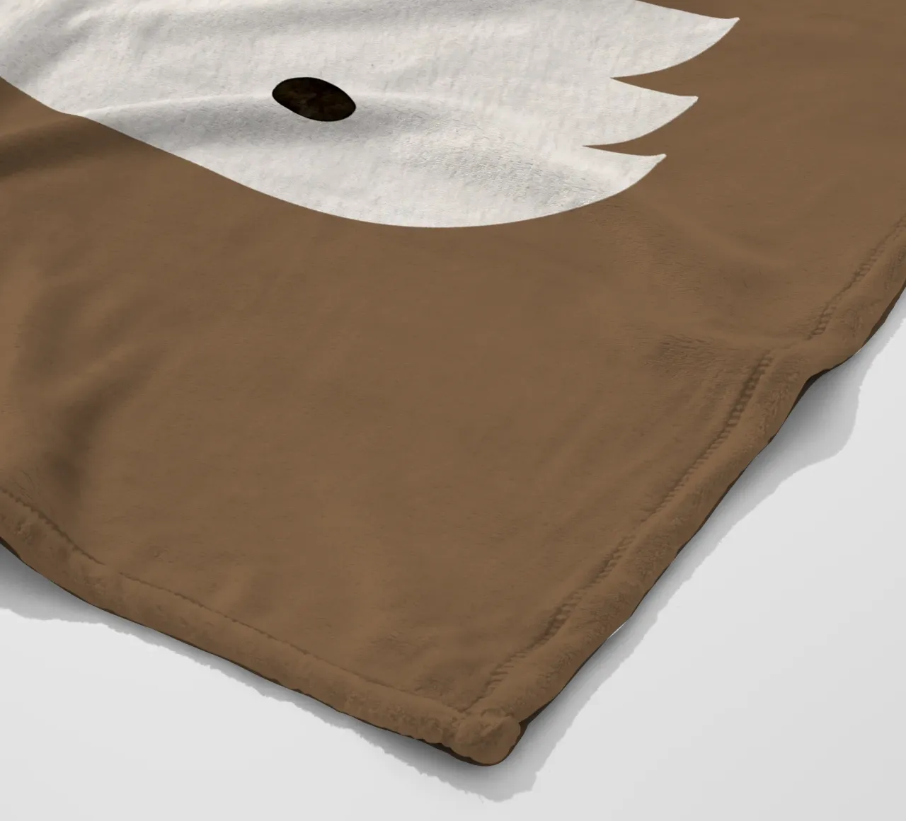 Illustrazione di volpe ad acquerello - Design minimalista coperta in pile da CoelfenArt