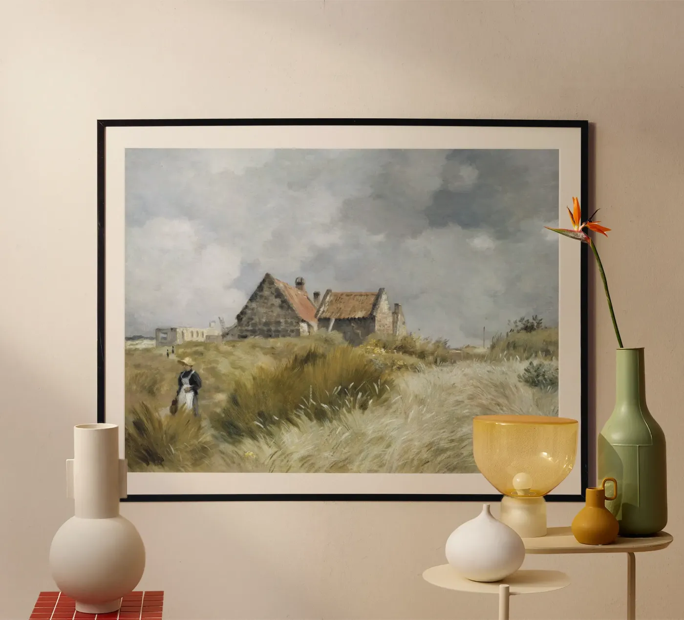Cottage Landscape poster da Apolo Prints