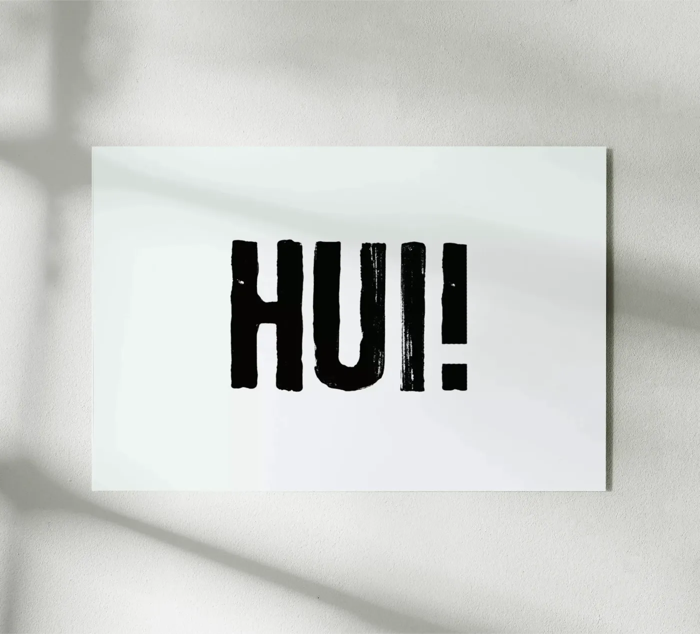 HUI! acrylic glass by petiteCAPS