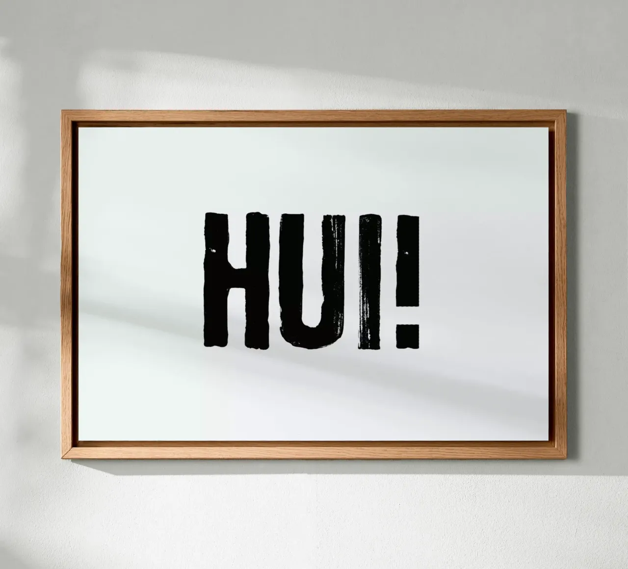 HUI! canvas met Baklijst van petiteCAPS