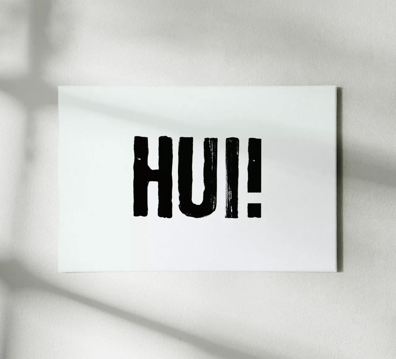 HUI! canvas met Baklijst van petiteCAPS