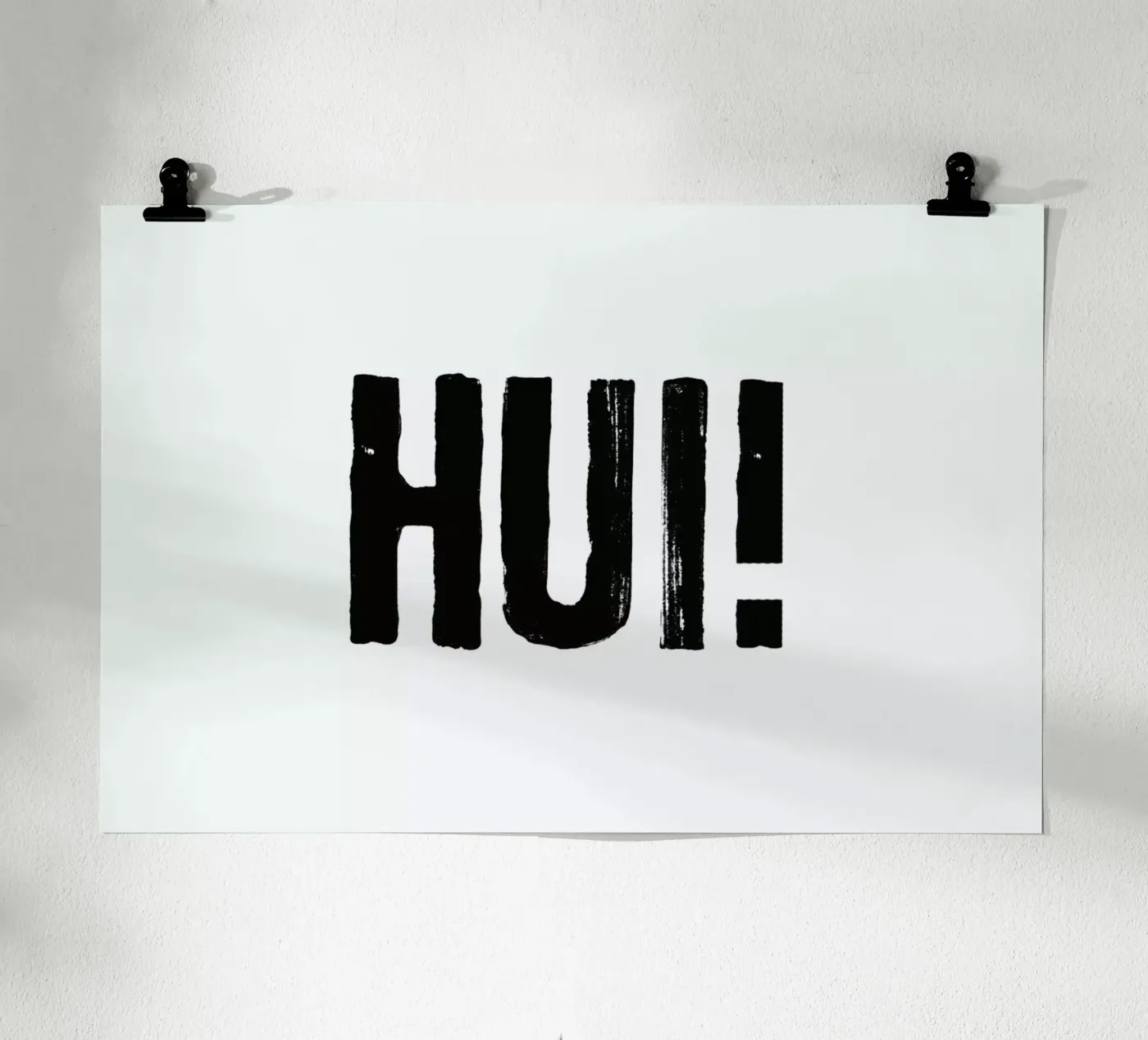HUI! poster van petiteCAPS