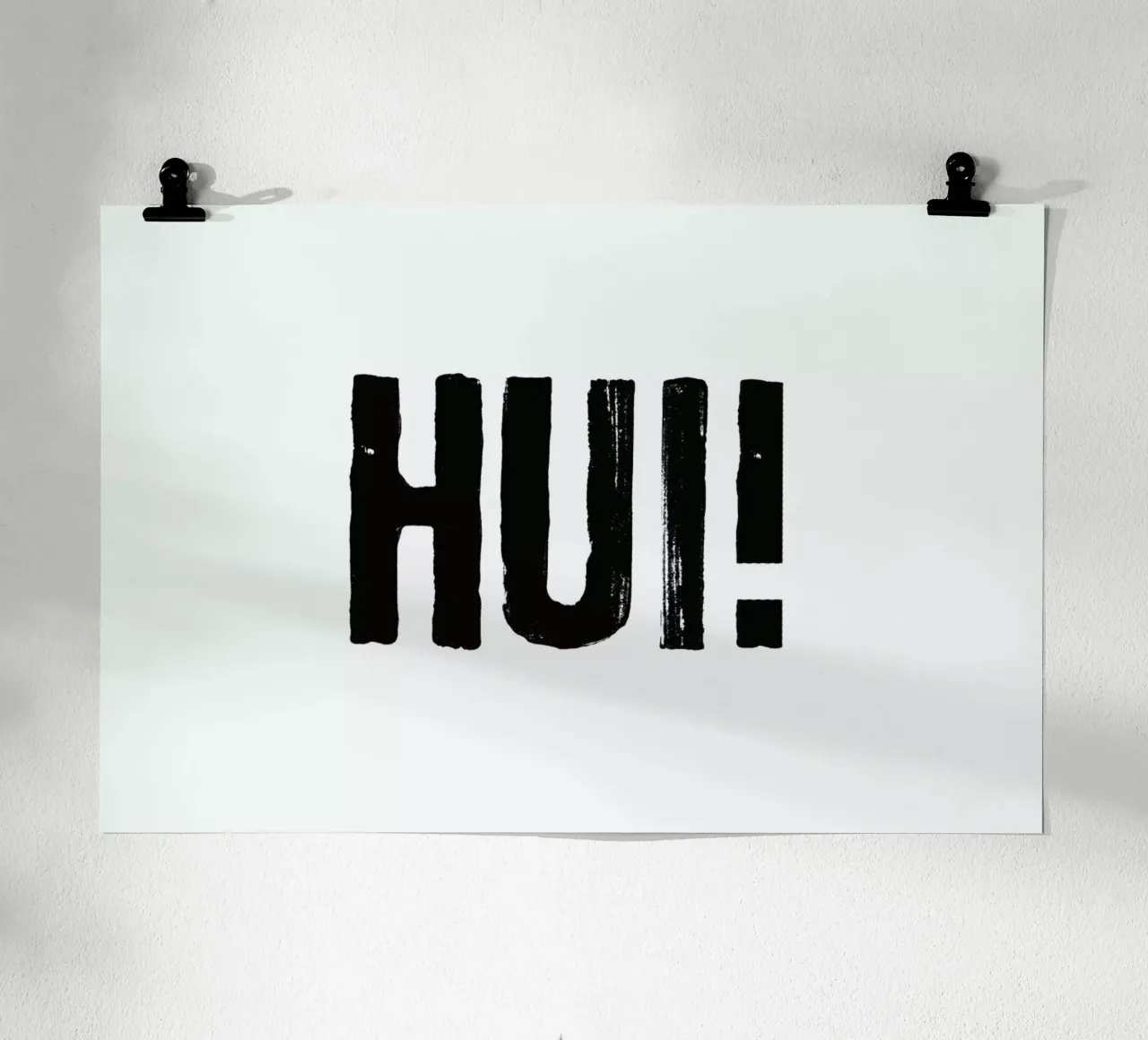 HUI! poster van petiteCAPS