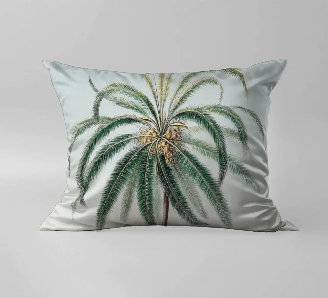 Palm Tree Sunset cuscino da apoloprints