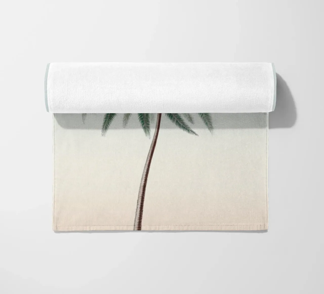 Palm Tree Sunset telo mare da apoloprints