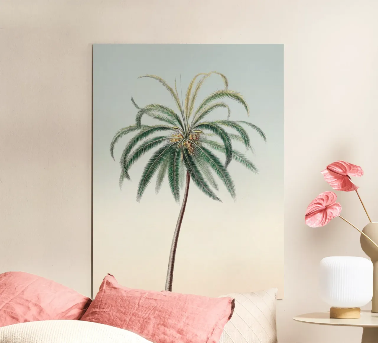 Palm Tree Sunset poster da apoloprints