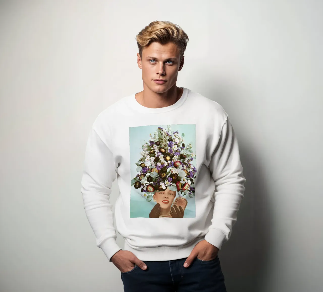 Moda floreale III felpa da Cassia Beck Collage